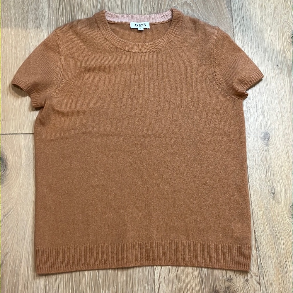 525 - Tan Cashmere Top